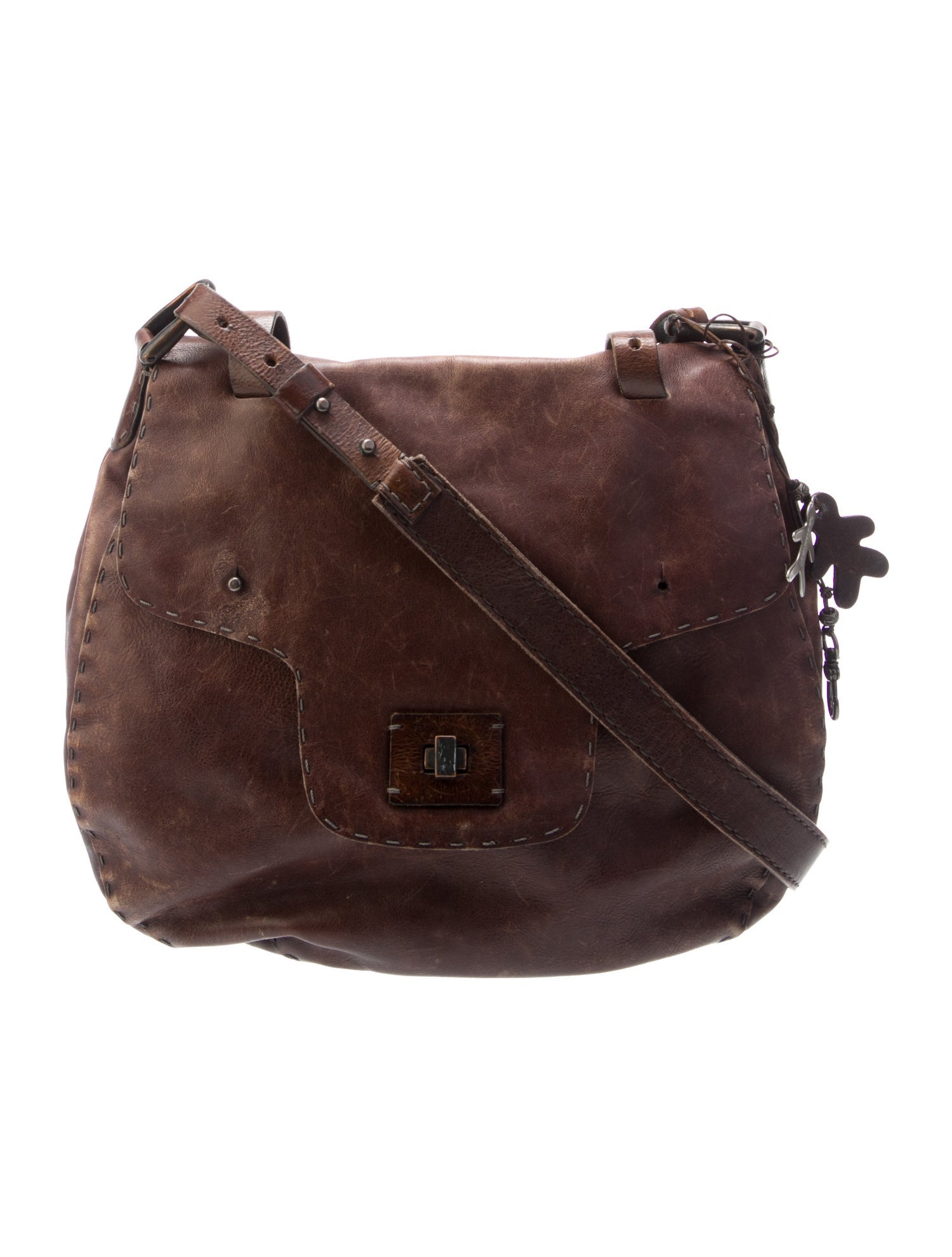 Henry Beguelin Leather Messenger Bag
