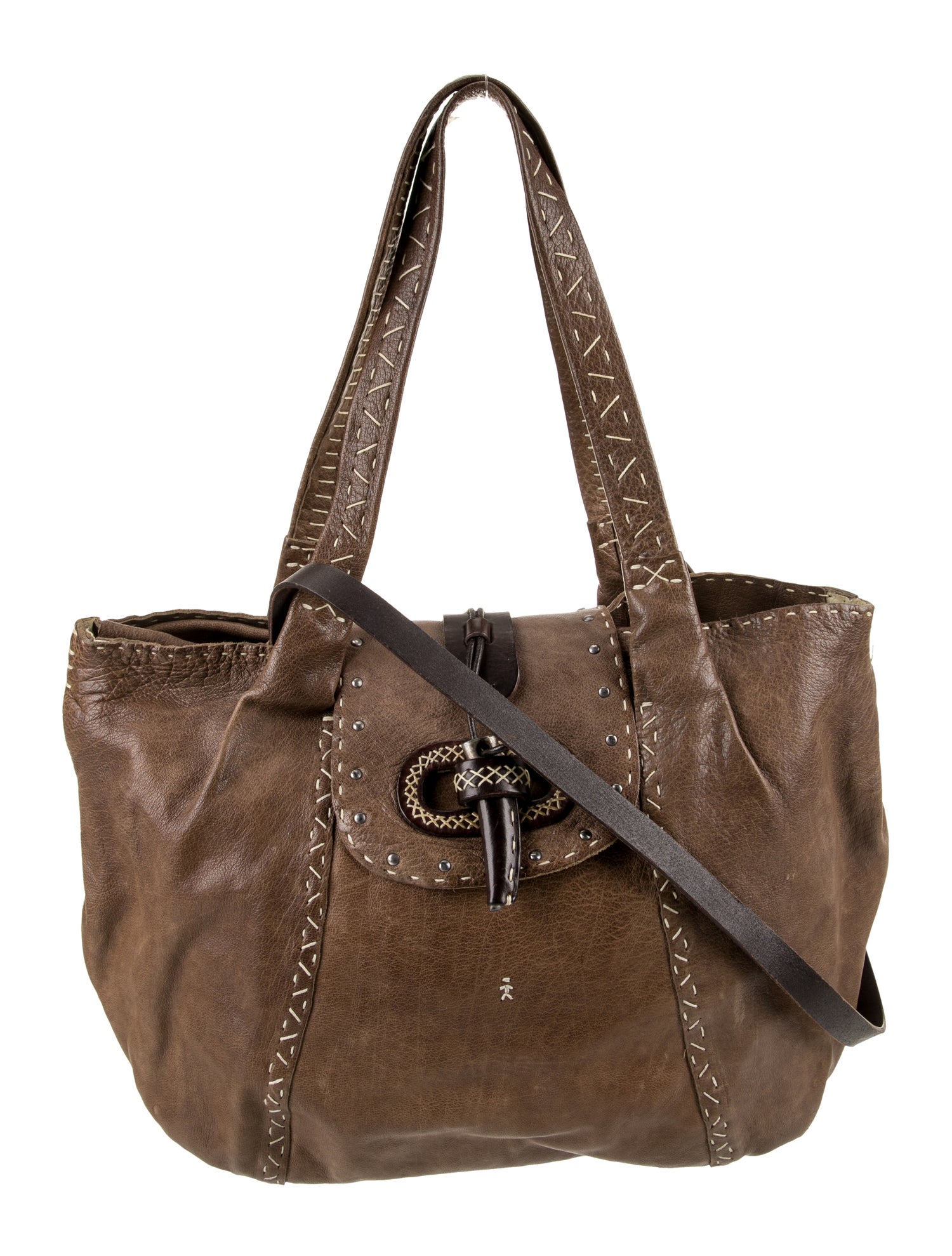 Henry Beguelin Leather Shoulder Bag