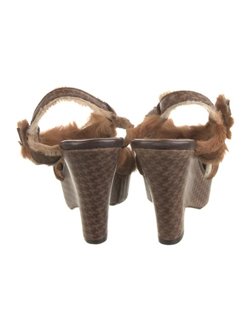 Henry Beguelin Leather Animal Print Espadrilles