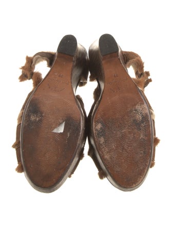 Henry Beguelin Leather Animal Print Espadrilles