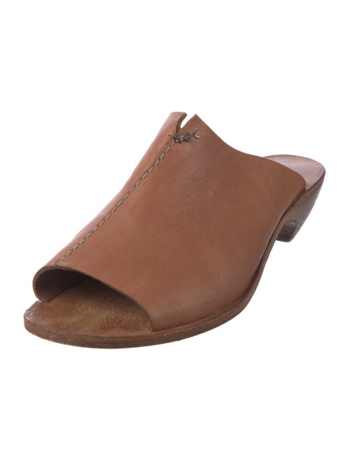 Henry Beguelin Leather Slides