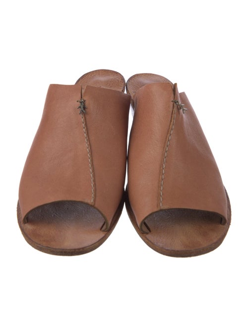 Henry Beguelin Leather Slides