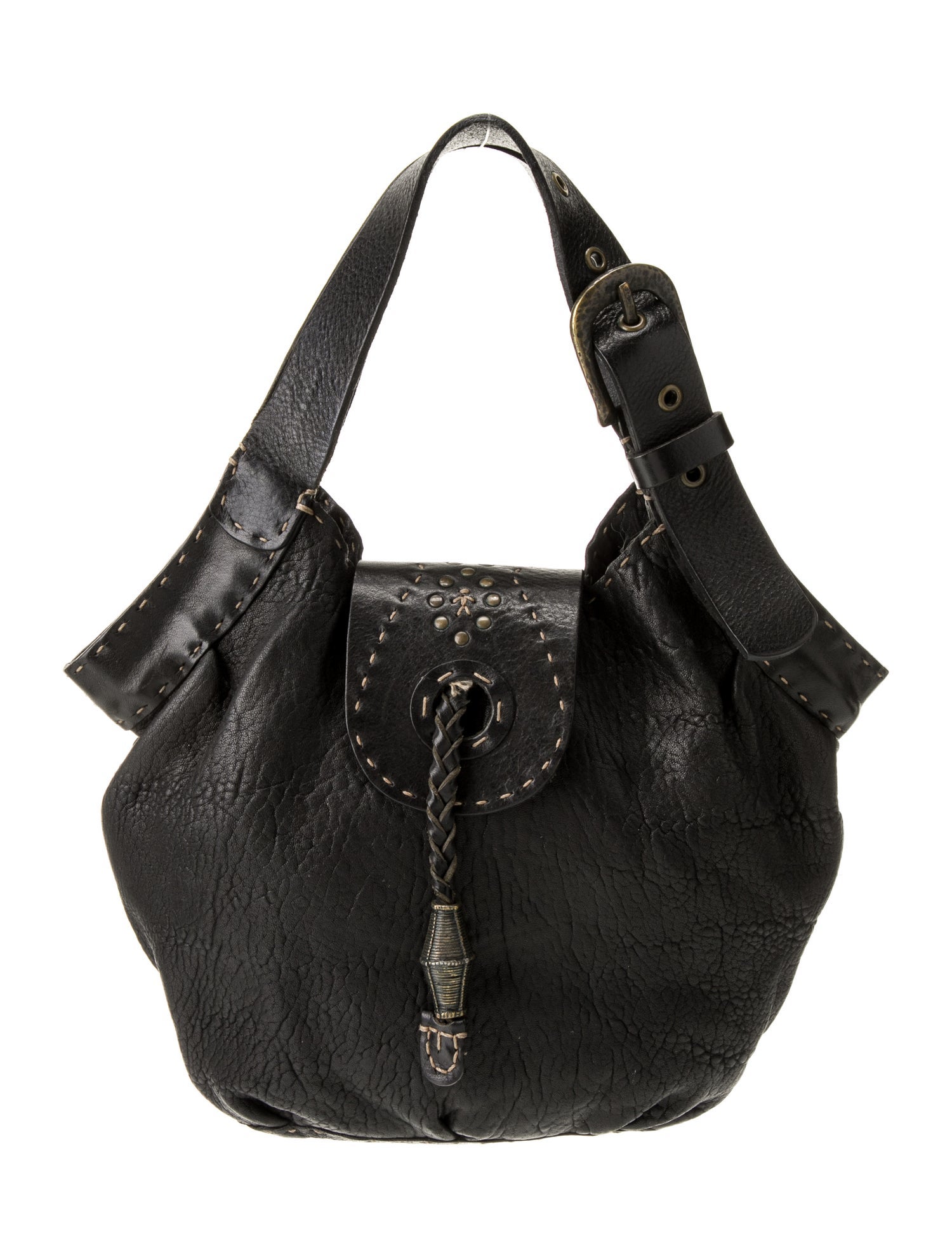 Henry Beguelin Leather Top Handle Bag