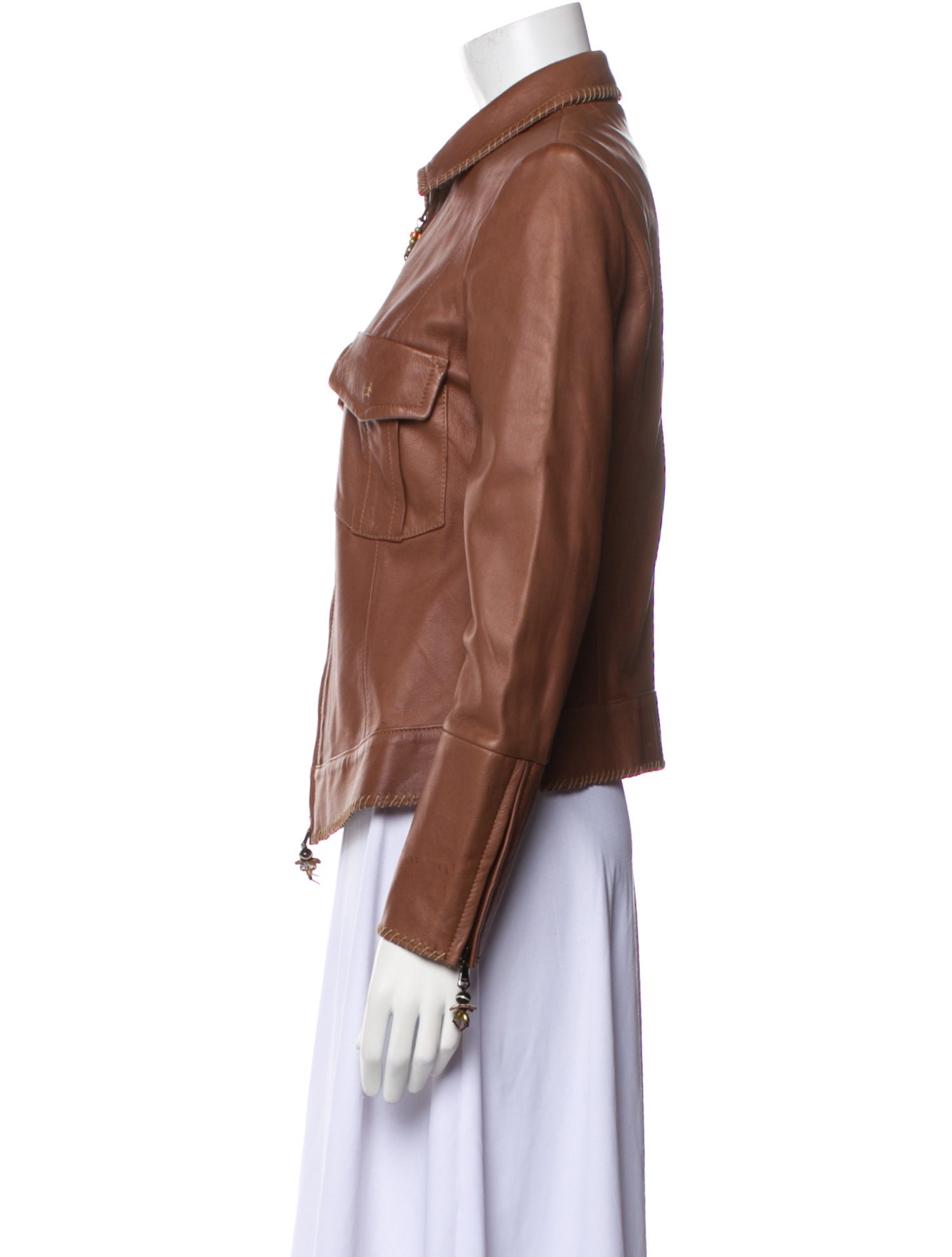 Henry Beguelin Leather Biker Jacket