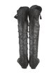 Henry Beguelin Suede Animal Print Boots