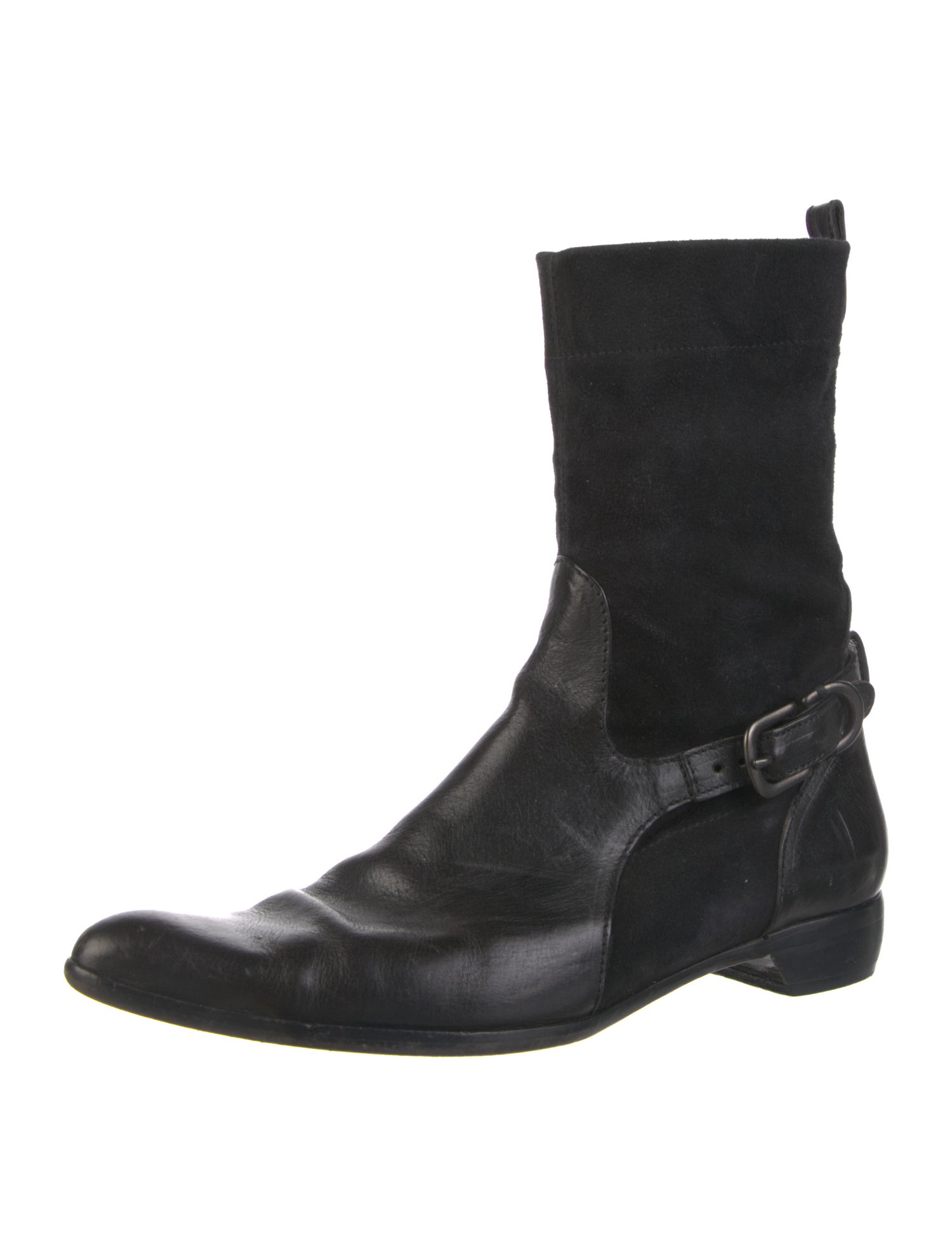 Henry Beguelin Leather Moto Boots