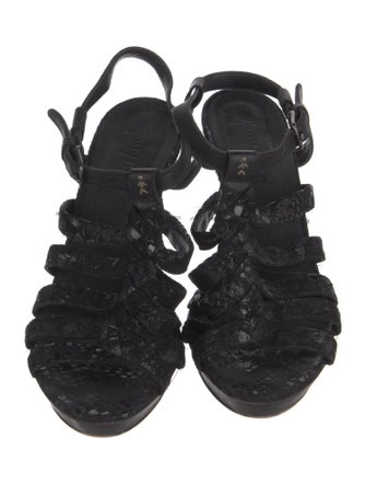 Henry Beguelin Suede Gladiator Sandals