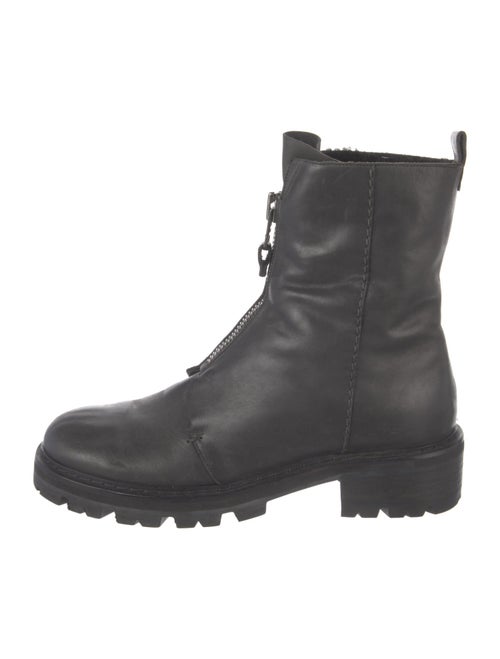 Henry Beguelin Leather Combat Boots
