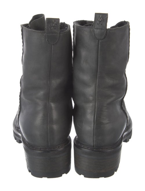 Henry Beguelin Leather Combat Boots