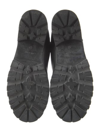 Henry Beguelin Leather Combat Boots