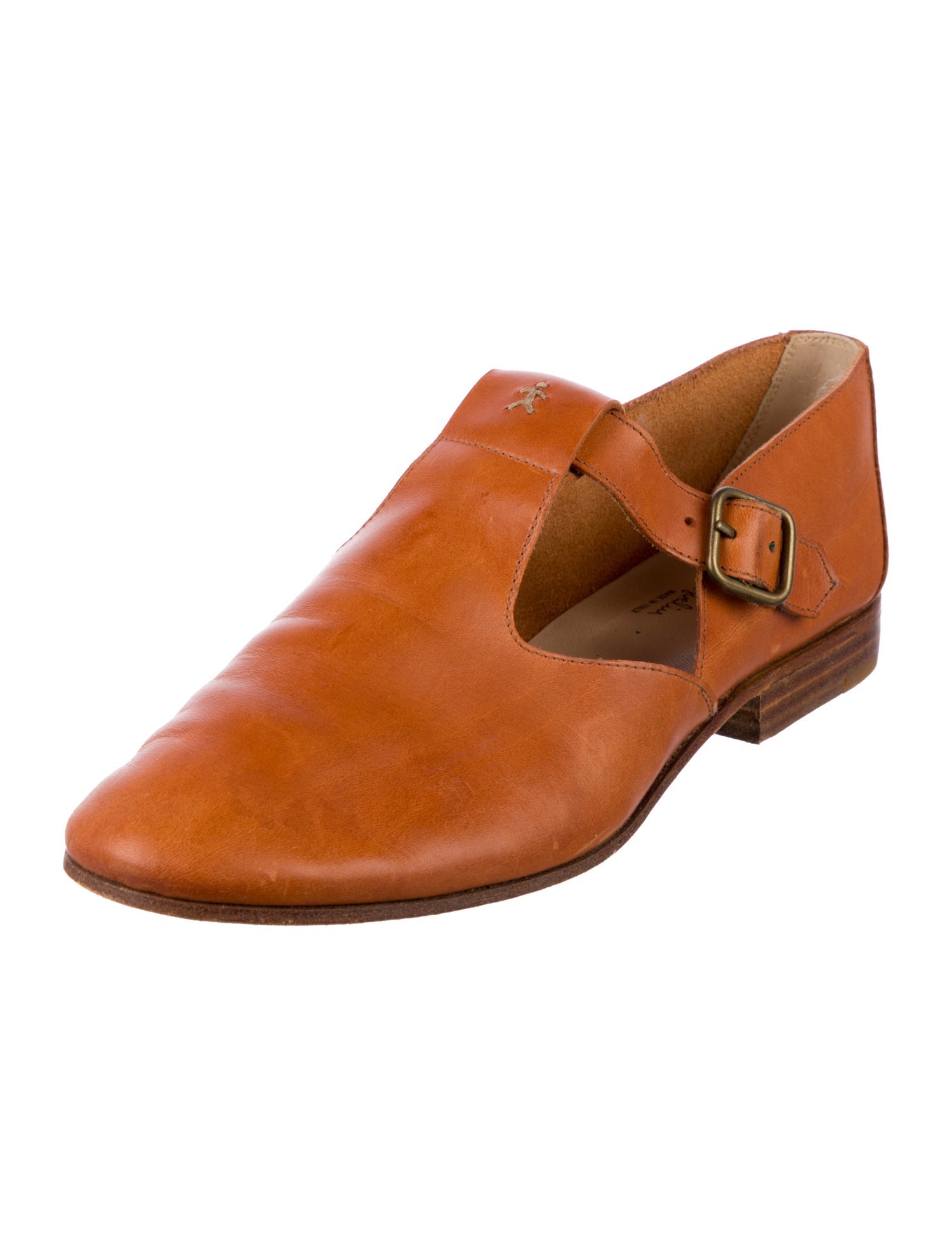 Henry Beguelin Leather Mary Jane Flats