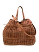 Henry Beguelin Raffia Top Handle Bag