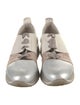 Henry Beguelin Leather Colorblock Pattern Sneakers