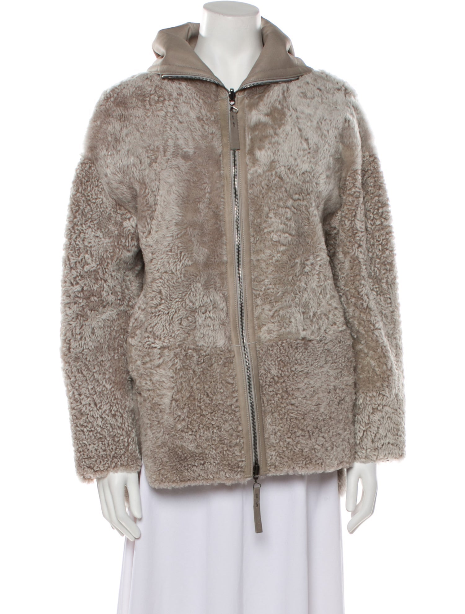 Henry Beguelin Shearling Faux Fur Jacket