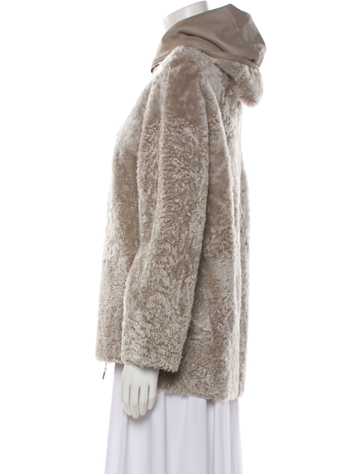 Henry Beguelin Shearling Faux Fur Jacket