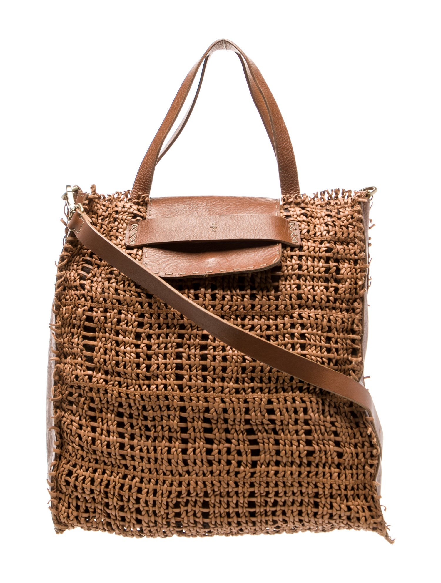 Henry Beguelin Raffia Bucket Bag