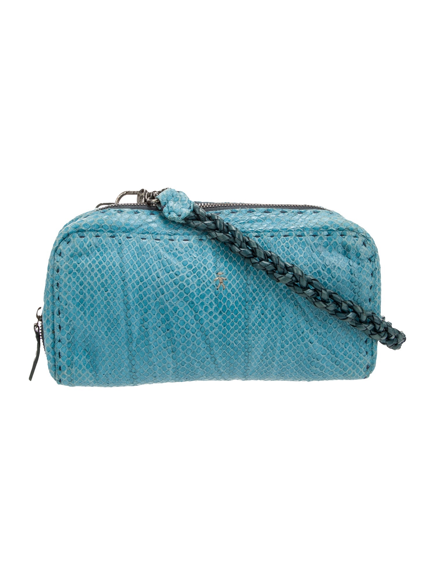 Henry Beguelin Embossed Leather Shoulder Bag