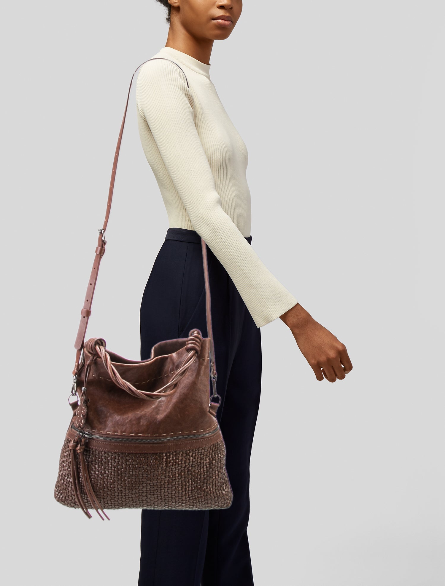 Henry Beguelin Leather Shoulder Bag