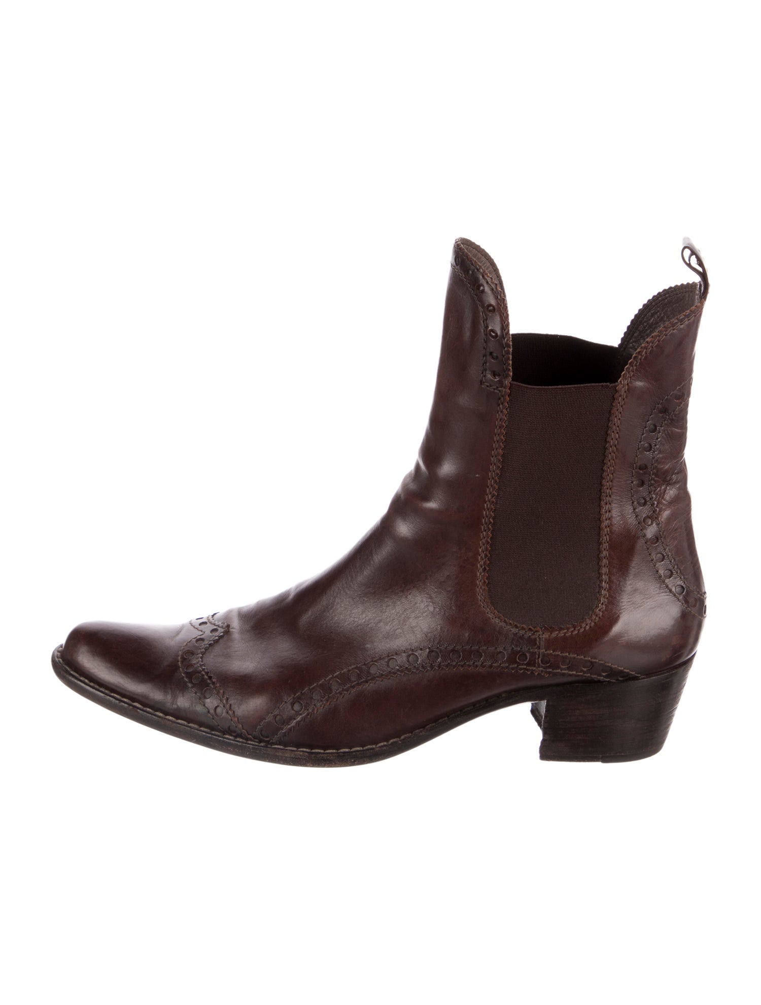 Henry Beguelin Leather Chelsea Boots