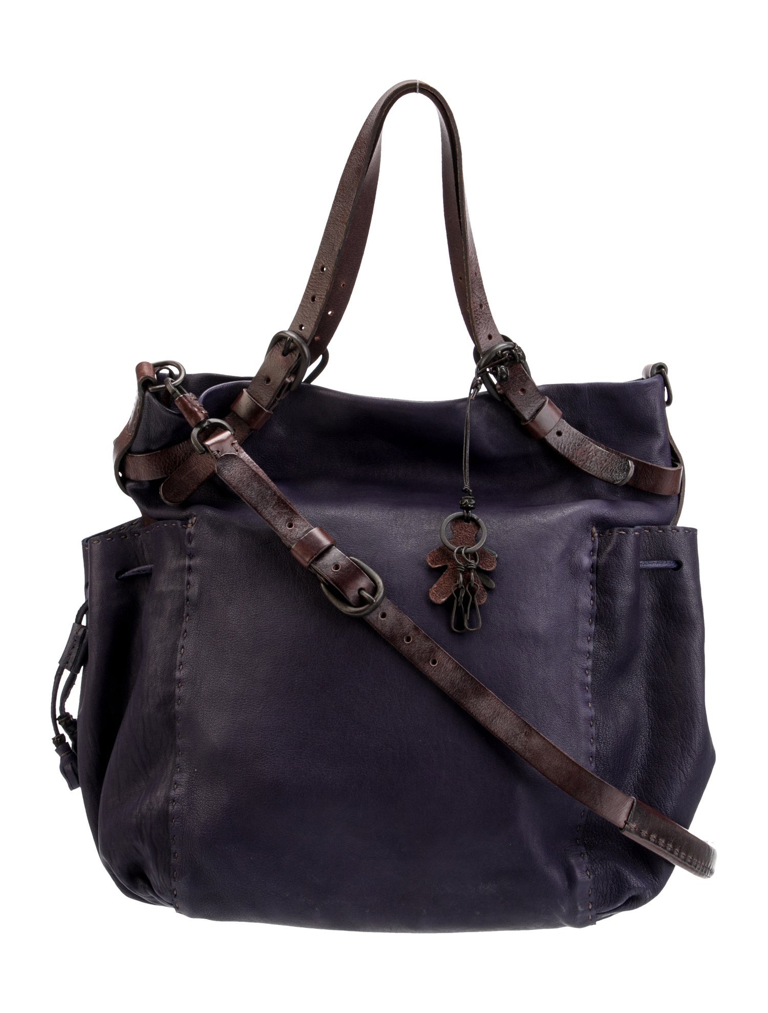 Henry Beguelin Leather Top Handle Bag