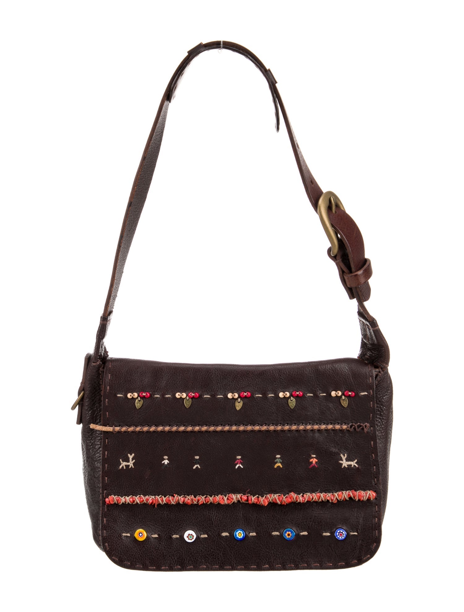 Henry Beguelin Leather Shoulder Bag