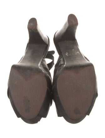 Henry Beguelin Leather Slingback Sandals