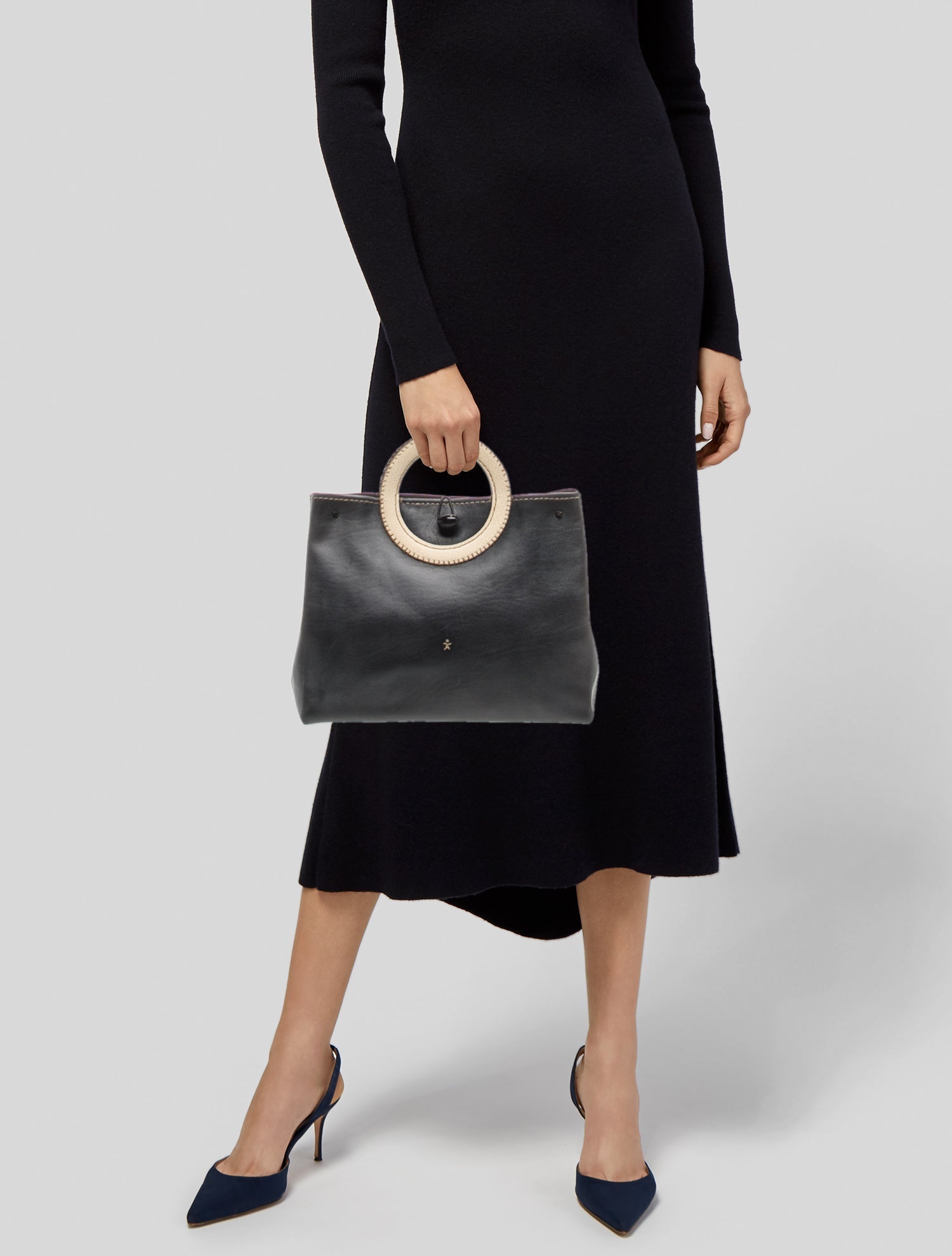 Henry Beguelin Leather Top Handle Bag