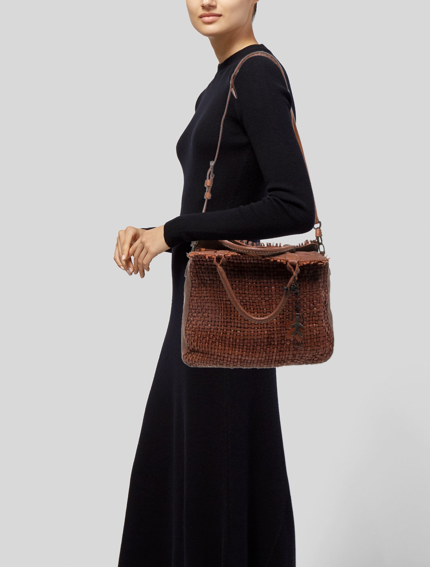 Henry Beguelin Leather Top Handle Bag