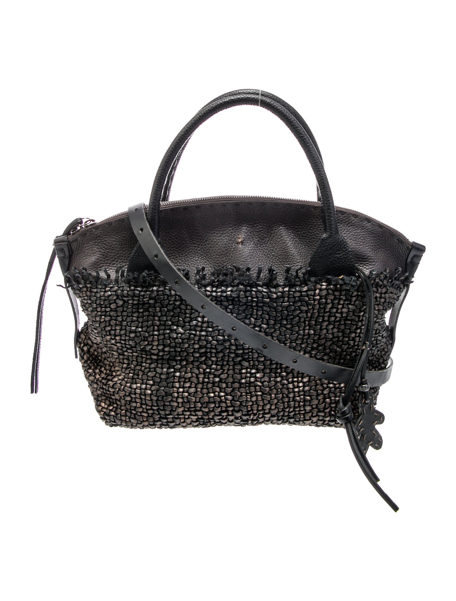 Henry Beguelin Leather Top Handle Bag