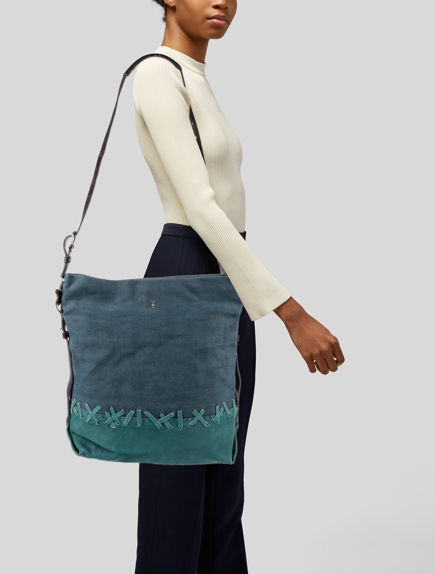 Henry Beguelin Leather Messenger Bag