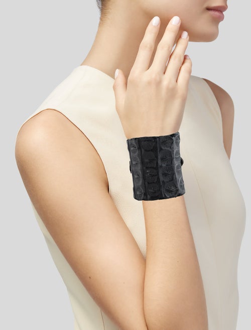 Henry Beguelin Crocodile Wrap Bracelet