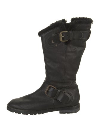 Henry Beguelin Leather Moto Boots