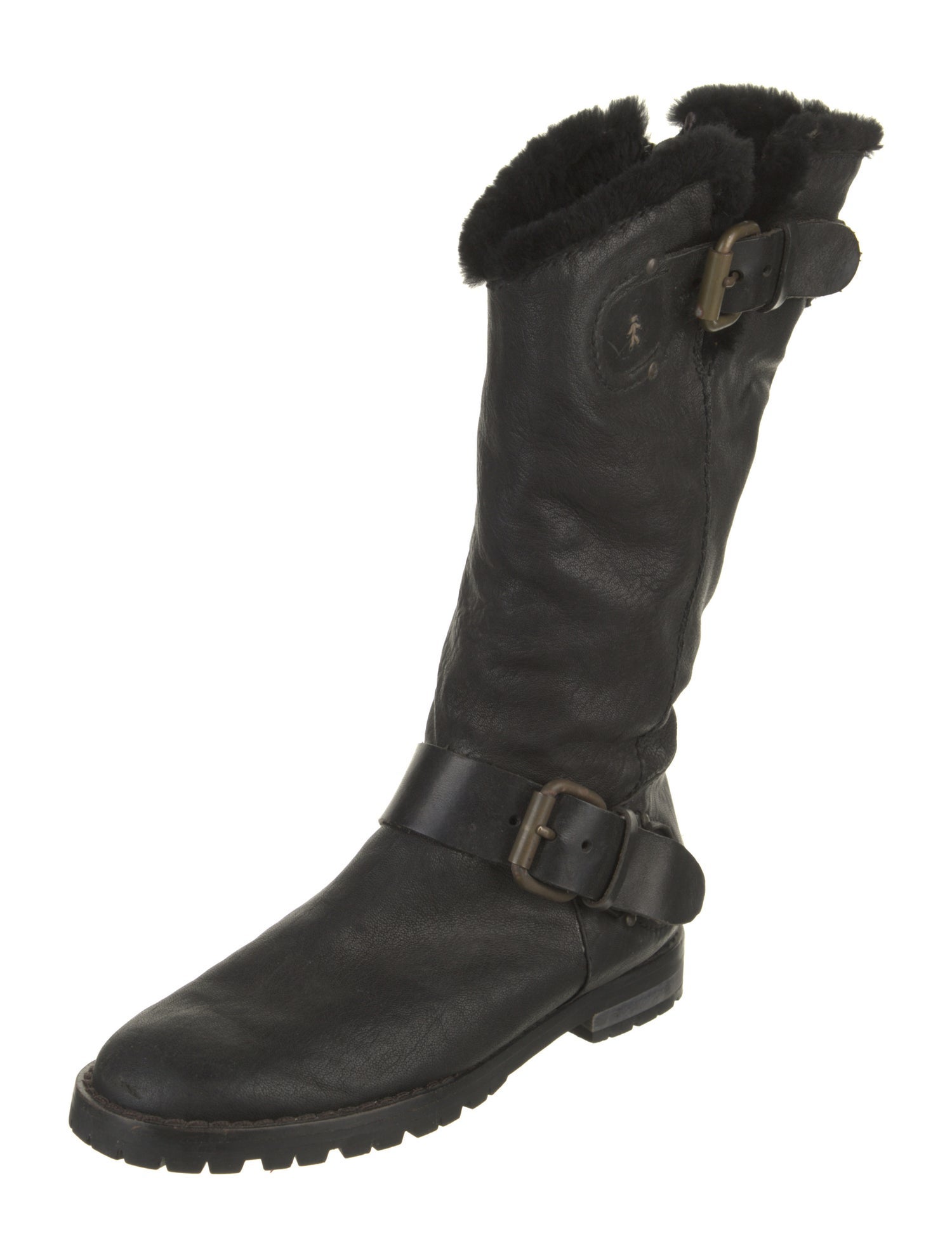 Henry Beguelin Leather Moto Boots