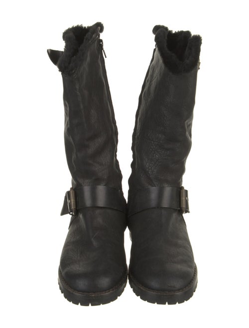 Henry Beguelin Leather Moto Boots