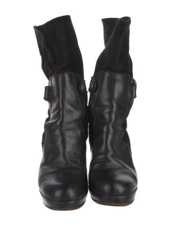 Henry Beguelin Leather Sock Boots