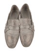 Henry Beguelin Suede Embroidered Accent Loafers