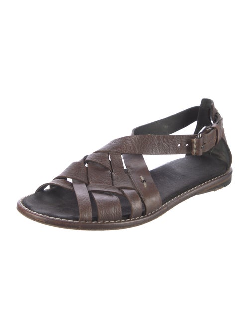 Henry Beguelin Leather Slingback Sandals