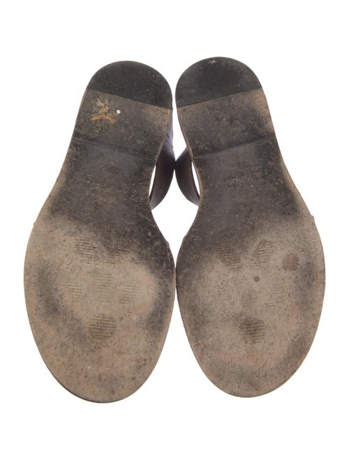 Henry Beguelin Leather Slingback Sandals