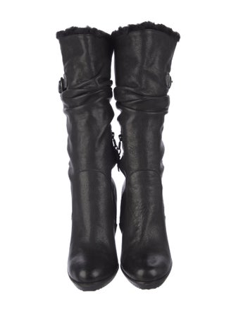 Henry Beguelin Leather Slouch Boots