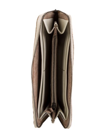 Henry Beguelin GG Heart Continental Leather Continental Wallet