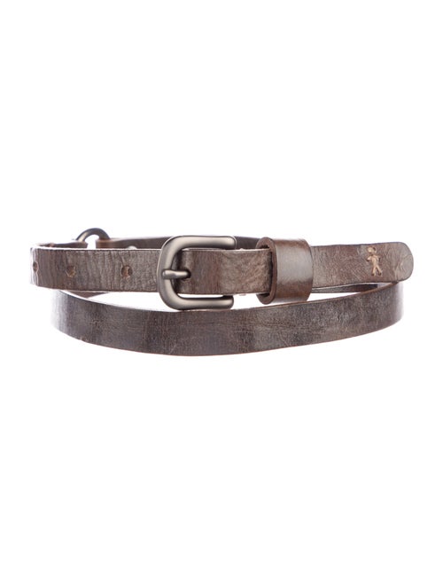 Henry Beguelin Skinny Leather Belt