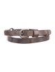 Henry Beguelin Skinny Leather Belt