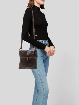 Henry Beguelin Suede Crossbody Bag