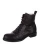 Henry Beguelin Leather Combat Boots