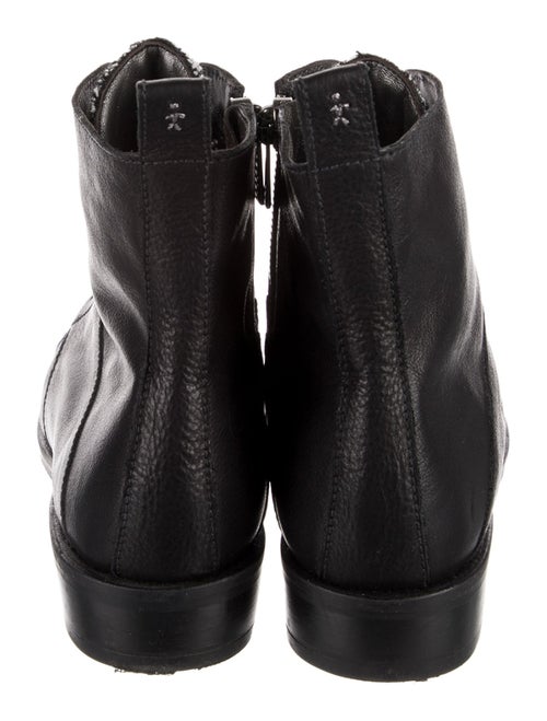 Henry Beguelin Leather Combat Boots