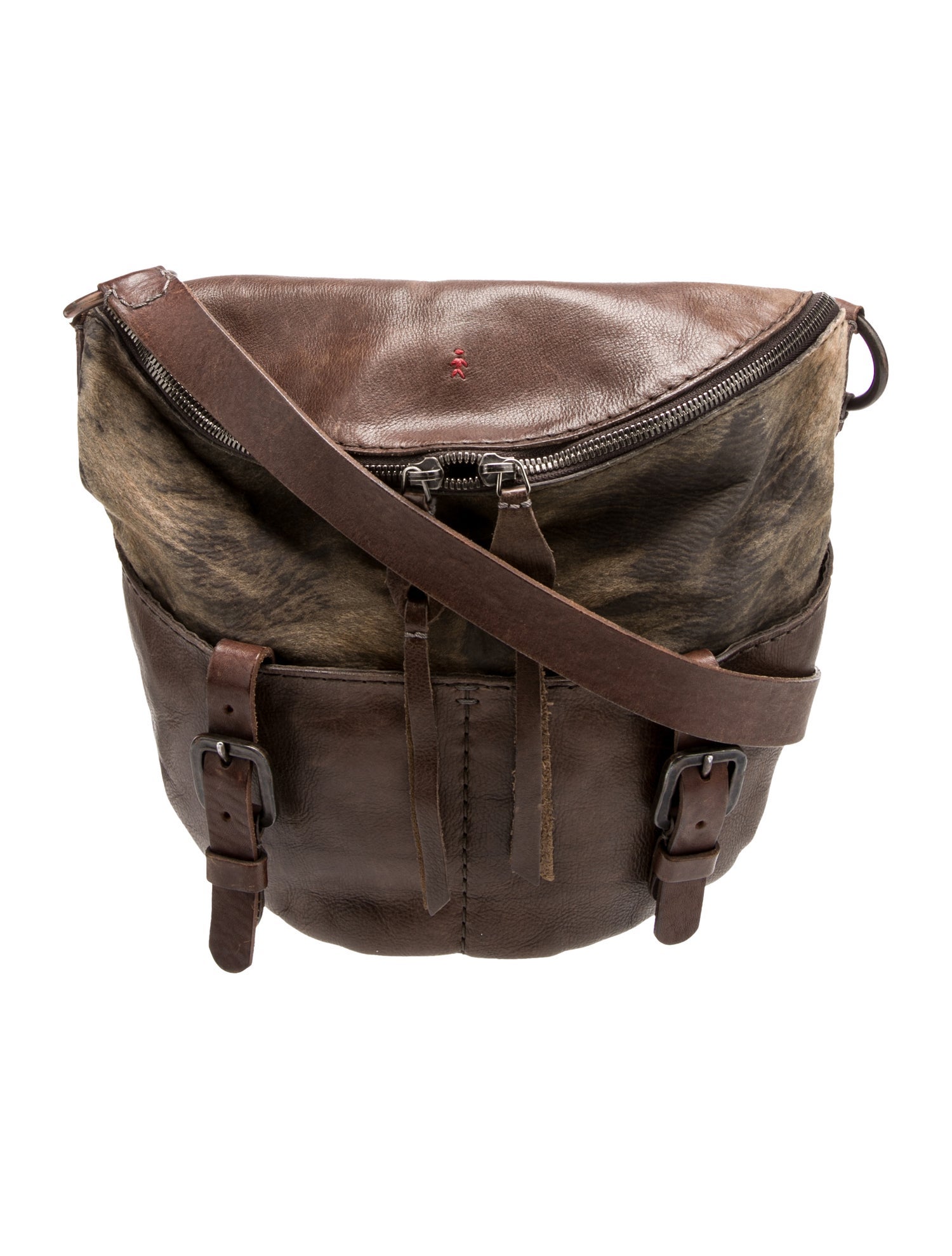 Henry Beguelin Leather Messenger Bag