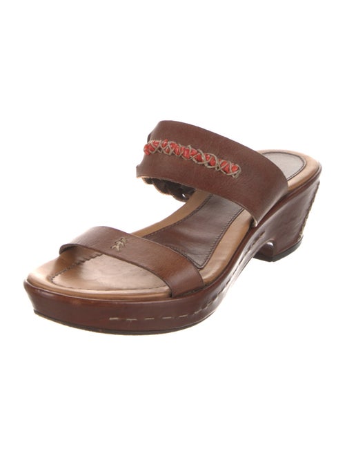 Henry Beguelin Leather Slides