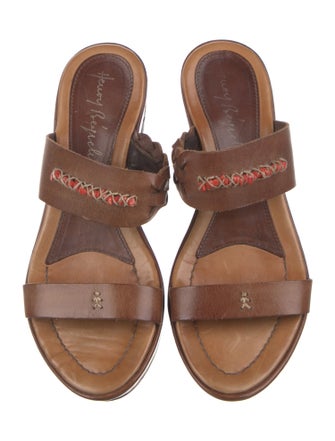 Henry Beguelin Leather Slides