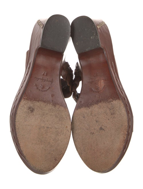 Henry Beguelin Leather Slides