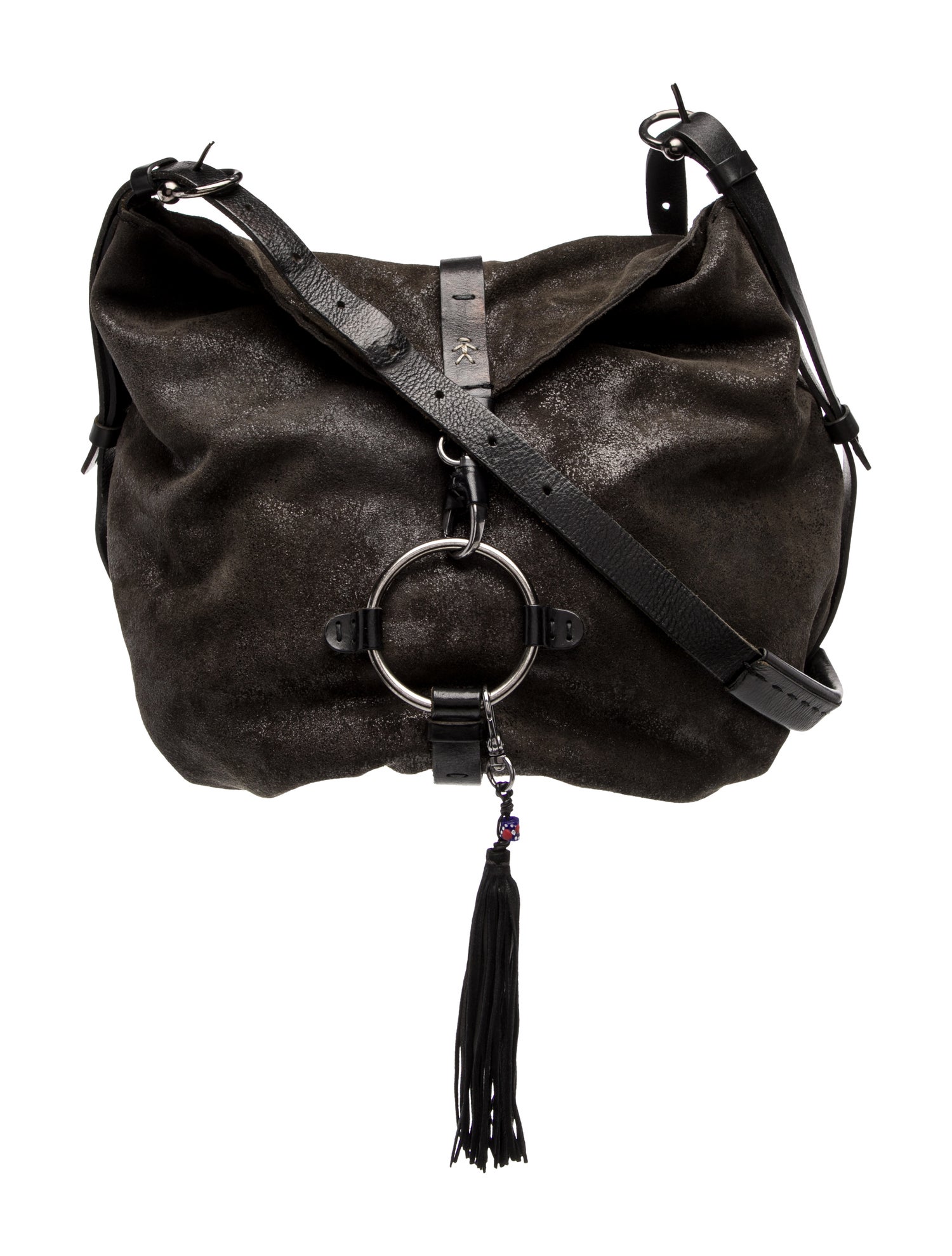 Henry Beguelin Suede Shoulder Bag